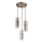 Globo - Lámpara colgante suspendida por cable 3xE27/25W/230V acabado bronce, diámetro 30 cm