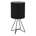 Globo - Lámpara de mesa 1xE14/40W/230V negra