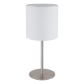 Globo - Lámpara de mesa 1xE27/40W/230V blanca