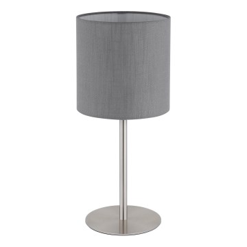 Globo - Lámpara de mesa 1xE27/40W/230V gris