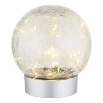 Globo - Lámpara de mesa decorativa recargable LED 25xLED/0,06W/5V 600 mAh IP44
