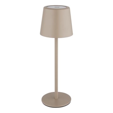 Globo - Lámpara de mesa exterior táctil LED regulable LED/2W/5V 3000/4000/6000K 2200 mAh IP44 crema