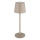 Globo - Lámpara de mesa exterior táctil LED regulable LED/2W/5V 3000/4000/6000K 2200 mAh IP44 crema