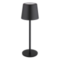 Globo - Lámpara de mesa exterior táctil LED regulable LED/2W/5V 3000/4000/6000K 2200 mAh IP44 negra