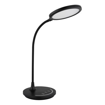Globo - Lámpara de mesa flexible táctil LED regulable LED/12W/230V 3000/4000/6500K CRI 90 negra