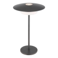 Globo - Lámpara de mesa LED recargable de exterior LED/3W/3,7V 1800/2700/3000K IP44 1800 mAh gris