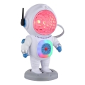 Globo - Lámpara de mesa LED RGB LED/6W/5V astronauta blanca