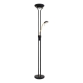Globo - Lámpara de pie LED regulable LED/20W/230V + LED/5,5W 3000K negro/dorado
