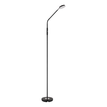 Globo - Lámpara de pie táctil regulable LED/6,5W/230V 2700/3350/4000K negra