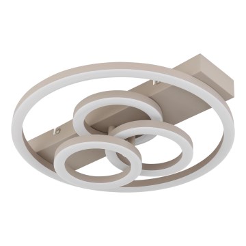 Globo - Lámpara de techo LED regulable LED/40W/230V 2700-6500K Ø 35x33 cm beige + mando a distancia