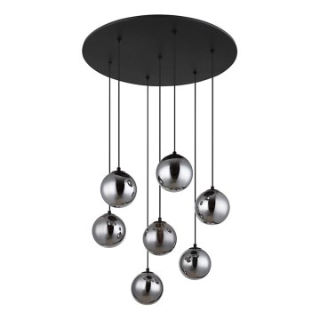 Globo - Lámpara LED colgante 7xG9/3,5W/230V ahumado/negro
