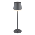 Globo - Lámpara solar LED LED/0,6W/3V 3000K IP44 1200 mAh antracita