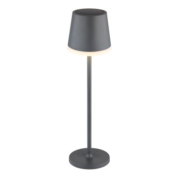Globo - Lámpara solar LED LED/0,6W/3V 3000K IP44 1200 mAh antracita