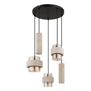 Globo - Lámpara suspendida por cable 3xE27/40W/230V + 2xGU10/10W