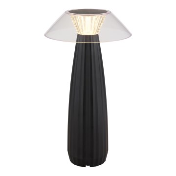 Globo - LED Lámpara de mesa táctil recargable y regulable LED/1W/3,7V 3000K 1200mAh negro