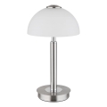 Globo - LED Lámpara de mesa táctil regulable LED/7W/230V 3000K cromo mate