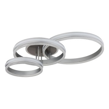 Globo - LED Luminaria de techo regulable LED/72W/230V 2700-6000K plateada + mando a distancia