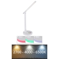 Globo - LED RGBW Lámpara de mesa táctil regulable LED/5W/230V + LED/2W 2700K/4000K/6500K blanco