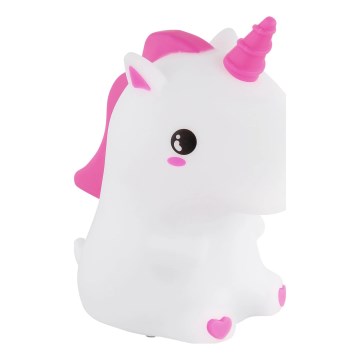 Globo - Luz nocturna infantil LED RGBW recargable y regulable LED/1,5W/5V 1200 mAh unicornio
