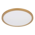 Globo - Plafón de baño LED regulable LED/24W/230V 3000K IP44 d. 42 cm latón