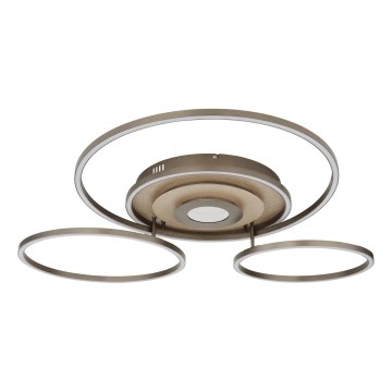 Globo - Plafón LED regulable LED/60W/230V 2700-6500K 80,8x99,2 cm marrón + mando a distancia