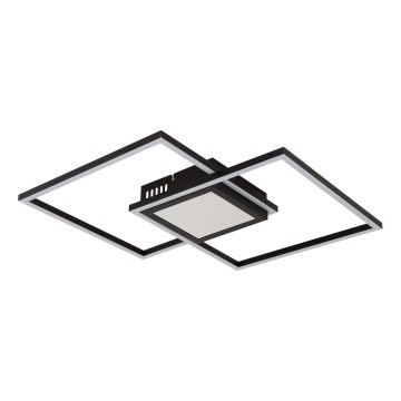 Globo - Plafón LED regulable para techo LED/32W/230V 2700-6500K 42,6x42,6 cm negro + mando a distancia