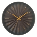 Globo - Reloj de pared Ø 30,5 cm, 1 pila AA, negro