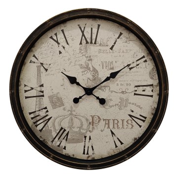 Globo - Reloj de pared Ø 76 cm 1x AA