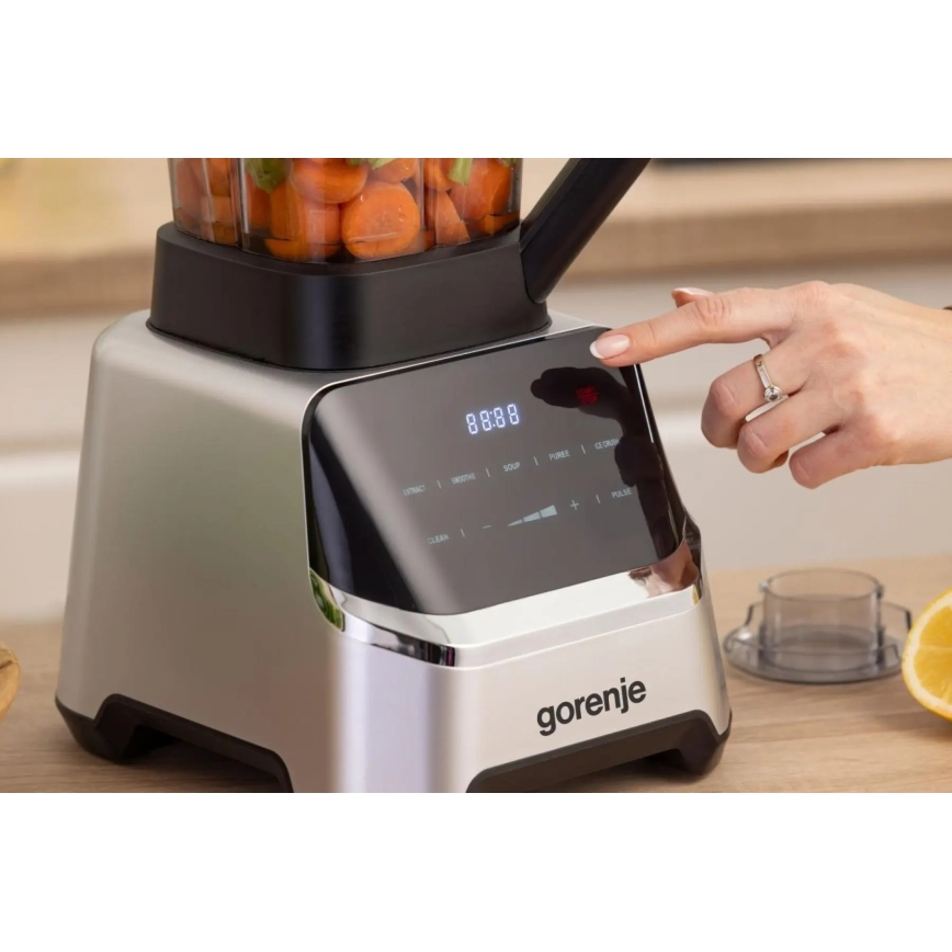 GORENJE BP1500DE - Batidora de sobremesa 2 l 1500W/230V acero inoxidable/negro
