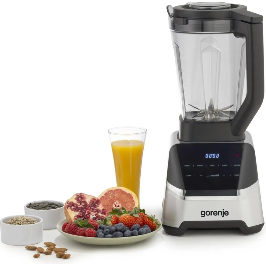 GORENJE BP1500DE - Batidora de sobremesa 2 l 1500W/230V acero inoxidable/negro
