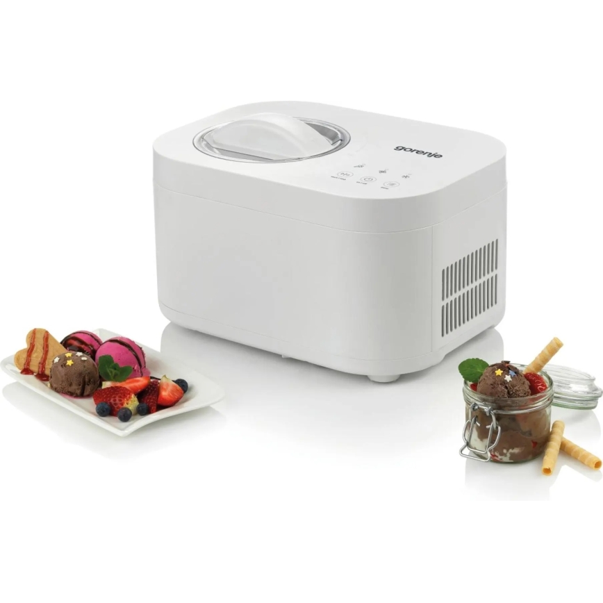 GORENJE ICM10W - Máquina para hacer helados 100 W/230 V blanca
