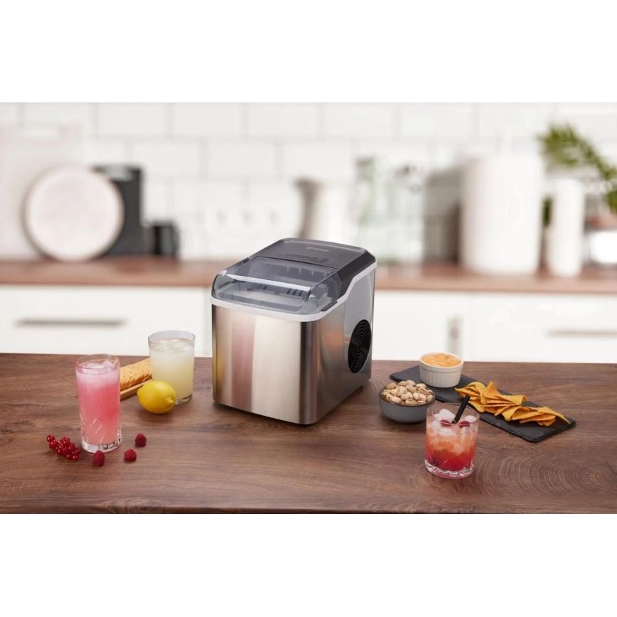 GORENJE IMD1200SB - Máquina de hielo de 105W/230V en acero inoxidable