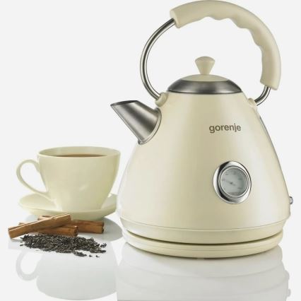 GORENJE K17CLI - Hervidor eléctrico 1,7 l 2200W/230V beige
