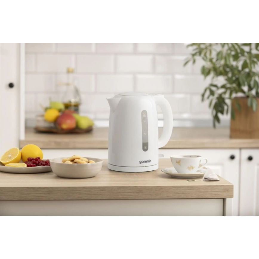 GORENJE K17W - Hervidor eléctrico rápido 1,7 l 2200W/230V blanco