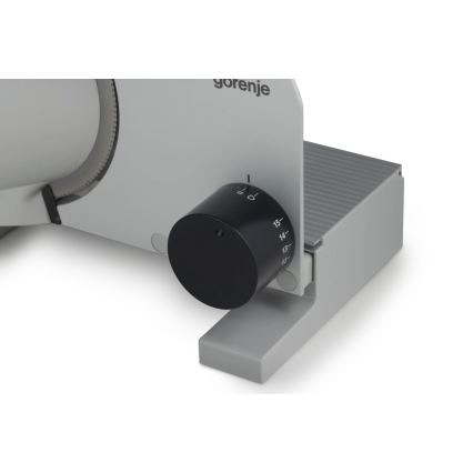 GORENJE R708A - Cortafiambres eléctrico 100 W/230 V, acero inoxidable