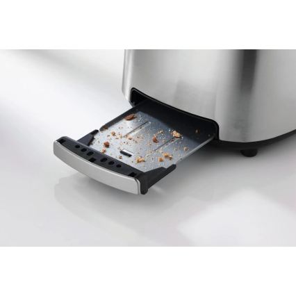 GORENJE T1000E - Tostadora de dos ranuras con rejilla calentadora 1000W/230V acero inoxidable