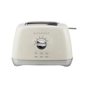 GORENJE T900RL - Tostadora con dos ranuras 1000W/230V blanca