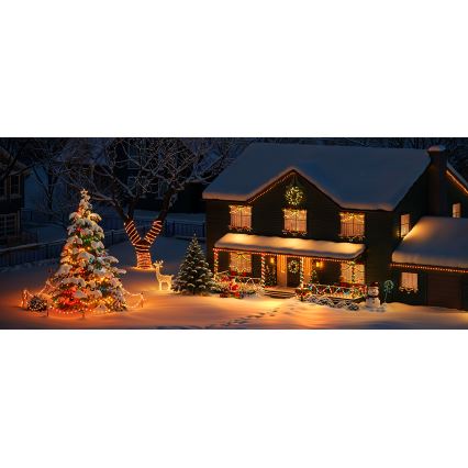 Govee - Cadena LED RGBICW de Navidad para exteriores 2700-6500K 20m Wi-Fi Matter IP66