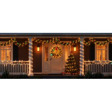 Govee - Cadena LED RGBICW de Navidad para exteriores 2700-6500K 20m Wi-Fi Matter IP66