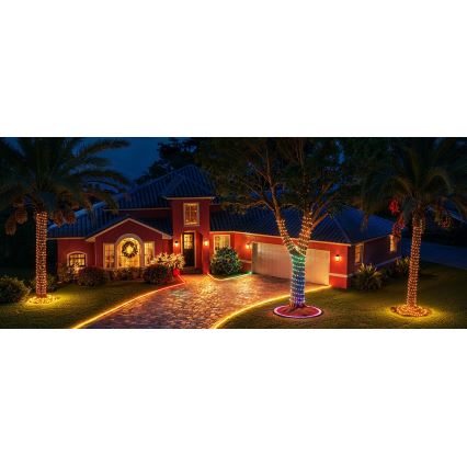 Govee - Cadena LED RGBICW de Navidad para exteriores 2700-6500K 20m Wi-Fi Matter IP66