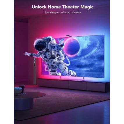 Govee - DreamView T2 DUAL TV 55-65 SMART LED retroiluminación RGBIC Wi-Fi + control remoto