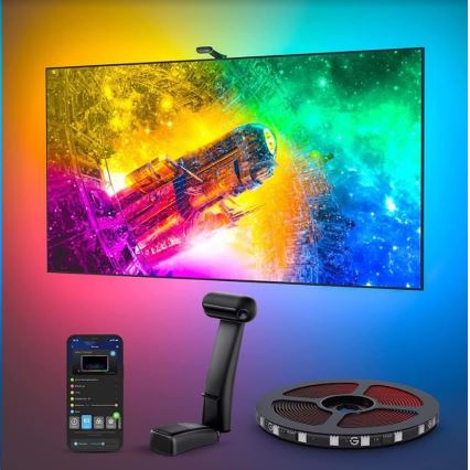 Govee - DreamView T2 DUAL TV 55-65 SMART LED retroiluminación RGBIC Wi-Fi + control remoto