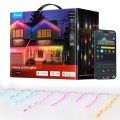 Govee - LED RGBIC Cadena de carámbanos para exterior 10m Wi-Fi Matter IP65