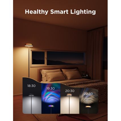 Govee - LED RGBICWW Lámpara de pie regulable UPLIGHTER MATTER LED/24W/230V Wi-Fi