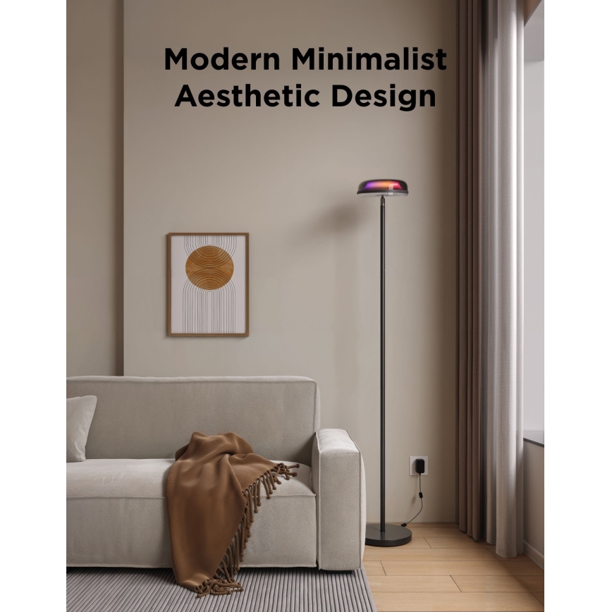 Govee - LED RGBICWW Lámpara de pie regulable UPLIGHTER MATTER LED/24W/230V Wi-Fi