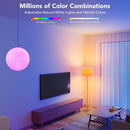 Govee - LED RGBWW Bombilla Inteligente E27/9W/230V 2700-6500K Wi-Fi