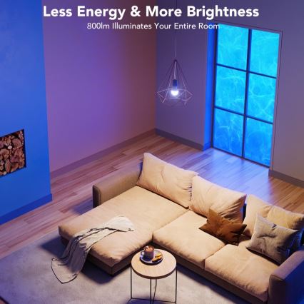Govee - LED RGBWW Bombilla Inteligente E27/9W/230V 2700-6500K Wi-Fi