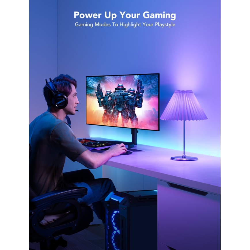 Govee - LED RGBWW Bombilla Inteligente E27/9W/230V 2700-6500K Wi-Fi