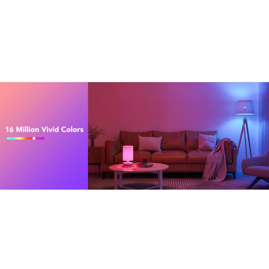 Govee - LED RGBWW Bombilla Inteligente E27/9W/230V 2700-6500K Wi-Fi