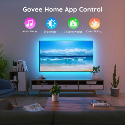 Govee - Retroiluminación LED inteligente RGB para TV de 46-60 + mando a distancia